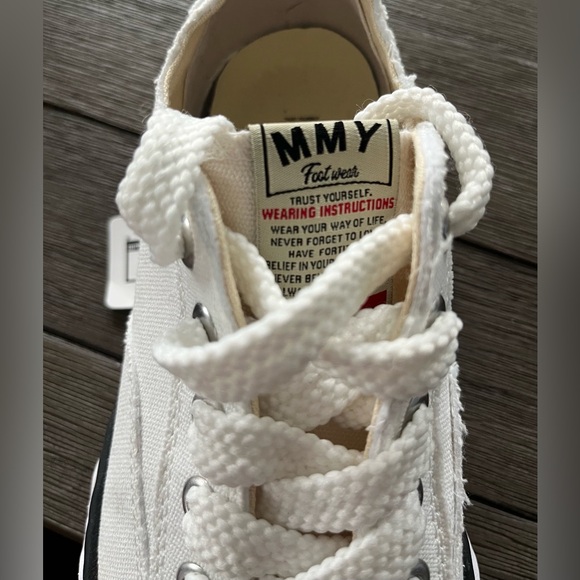 Maison MIHARA YASUHIRO PETERSON23" OG Sole Padded Canvas Low-top Sneaker Size 7 - Picture 6 of 12
